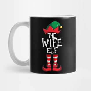 Wife Elf Matching Family Christmas Mug